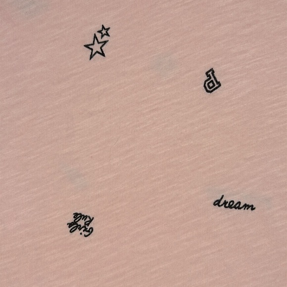 PINK Victoria’s Secret Girl Power Oversized V-Neck Soft Boyfriend Tee T-Shirt S - Picture 9 of 13